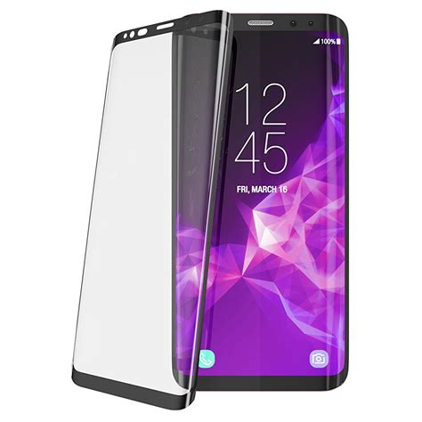 3d Tempered Glass Screen Protector For Samsung Galaxy S9 Black