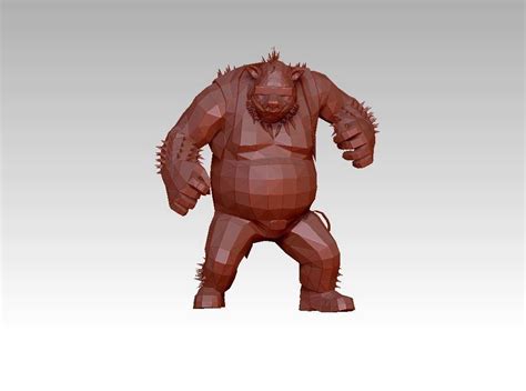 Orge Monster Low Poly Troll 3d Model Cgtrader