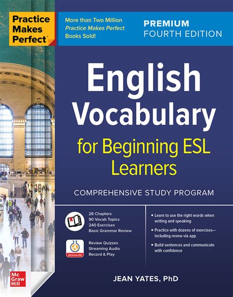 Practice Makes Perfect English Vocabulary For Beginning Esl Learners