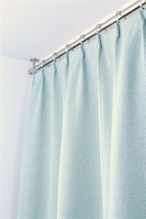 Shower curtains, along with shower enclosures, accumulate humidity and, after a while, they become unattractive. Bathroom Update: Ceiling Mounted Shower Curtain Rod ...