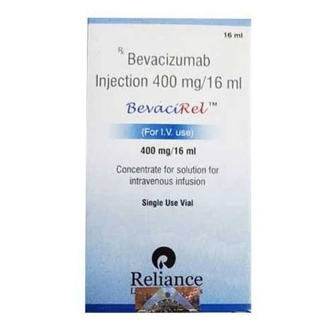 Bevacirel 400mg Bevacizumab Injection Reliance 16 Ml At Rs 15000 In