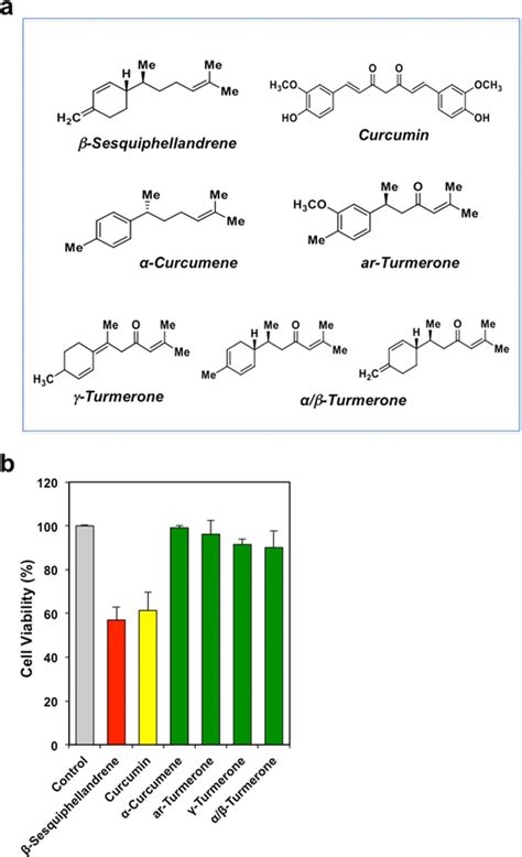 Comparison Of Bioactive Components Of Turmeric A Chemical Structure Of