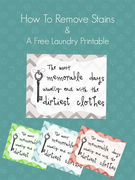 Another way to get free clothes is to check craigslist or other similar sites (such as letgo) and look in their free section. How To Remove Stains on Clothes and A Free Laundry Printable