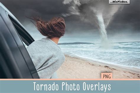 Tornado Design 12 Tornado Photo Overlays Png Photoshop Add Ons