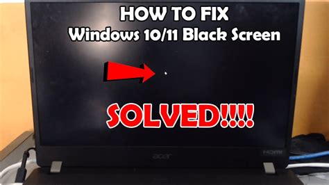 How To Fix Black Screen With Cursor After Login To Windows