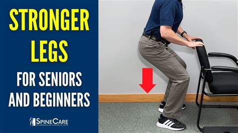 Easy Leg Strengthening Exercises For Seniors And Beginners Youtube