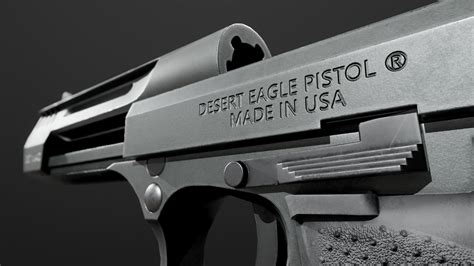 3d Model Desert Eagle L5 357 Magnum Vr Ar Low Poly Cgtrader
