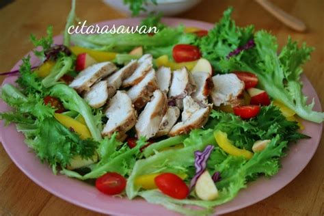 salad ayam panggang roasted chicken salad ~ resepi terbaik