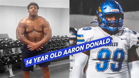 14 Year Old Tyler Parker Next Aaron Donald High School Football Highlights Youtube