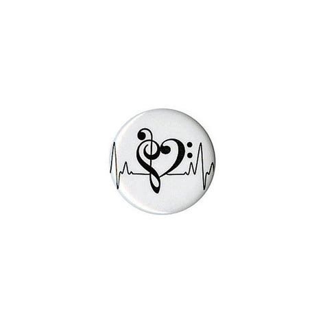 Music Heartbeat Pin Hot Topic 199 Liked On Polyvore Featuring
