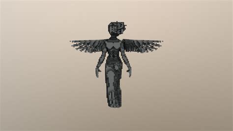 angel statue 1 schematic 3d model by dan letsmakethings [e1957e3] sketchfab