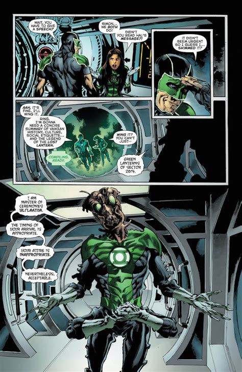 Green Lantern Anual 1 Preview Mision En El Espacio Mitologia En El
