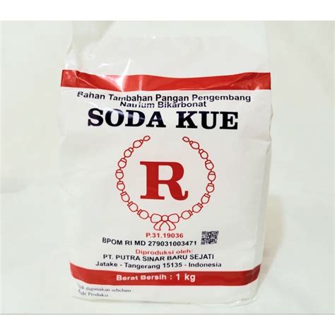 Jual Soda Kue R Natrium Bicarbonat Soda Kue Kemasan Kg Shopee Indonesia