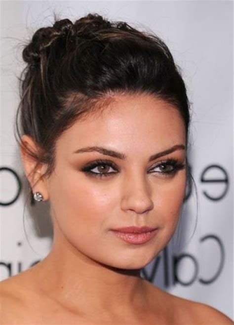 Mila Kunis Updos For Medium Length Hair Medium Length Hair Styles