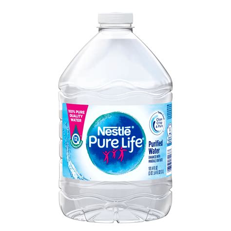 Nestle Pure Life Purified Water 101 4 Fl Oz Plastic Bottled Water Hot