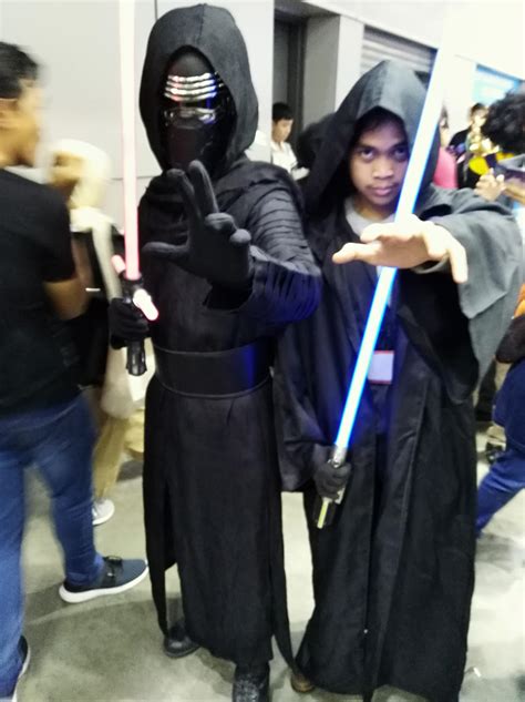 A new generation, ouija, and its prequel. Kylo Ren and a Jedi at Comic Fiesta 2019, Malaysia. : StarWars