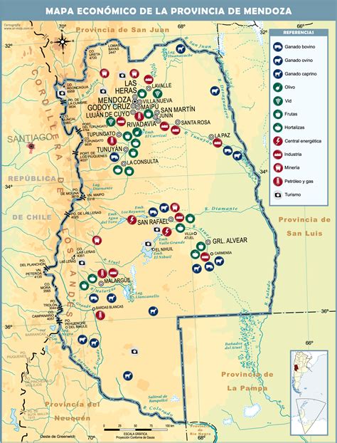 Aspectos Generales De Mendoza Argentina Mapas Ciudades Mapa De Ciudad