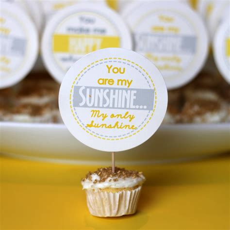 You are my sunshine favor popcorn treat boxes includes 12 you are my sunshine party favor boxes. you are my sunshine shower (and a paintchip banner how-to)