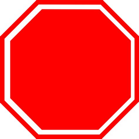 Download High Quality Stop Sign Clip Art Blank Transparent Png Images