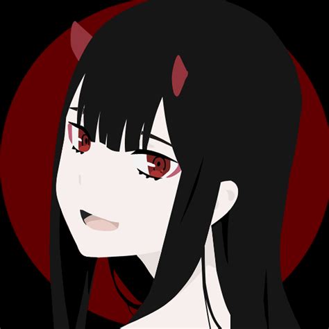 Zero Two Black Haired Red Eyes By Crescentreiss On Deviantart