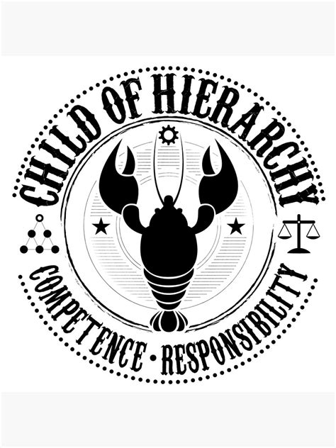 Child Of Hierarchy Black Logo Photographic Print By Ccg6271 Redbubble