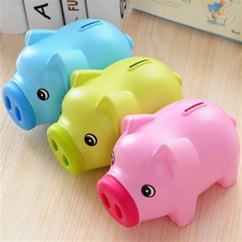 On average, she estimates that she adds around 60p each. Cute Cartoon Pig Shape Coin Storage Money Saving Piggy Bank For Kids Gift | Alexnld.com