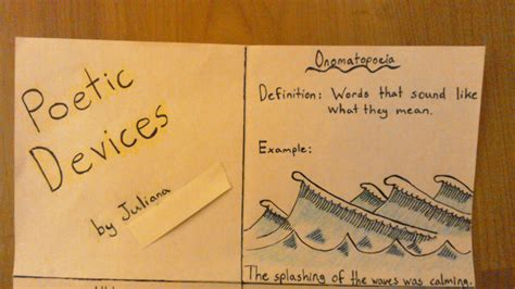 Poetic Devices Project | Juliana's Blog