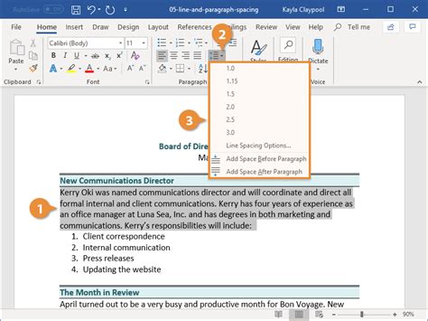 How to adjust line spacing in microsoft word? How to Double Space in Word | CustomGuide