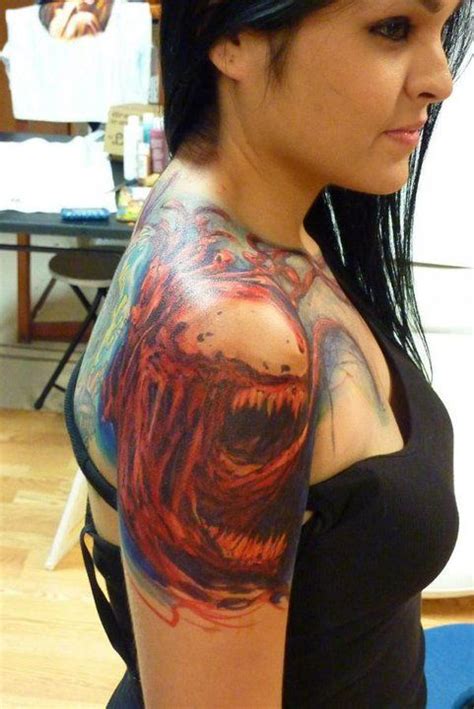 Another good ink choice is stamping ink, which comes on wet stamping pads. A FAKE TATTOO DRAWN WITH ONLY SHARPIE MARKERS ON ...