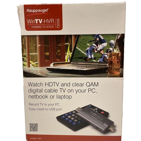 Hauppauge 1191 Wintv Hvr 950q Hybrid Usb Tv Stick Tuner With Original