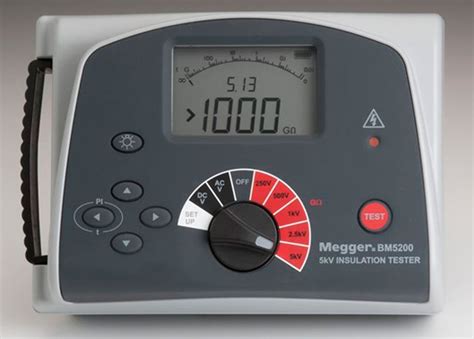 Megger Bm5200 Insulation Tester 5 Kv Tequipment
