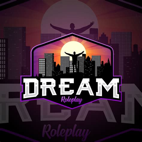 The Logo For Dream Roleplay Which Is Currently In Play On Pc And Mac