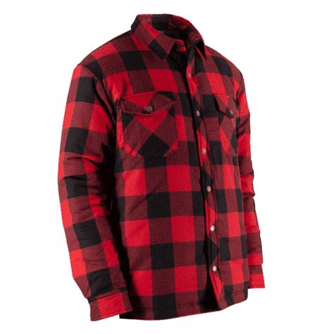 Quilted Flannel Shirt With Rustproof Snaps Jackfield