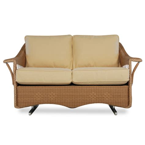 It is a perfect piece of furniture for garden, terrace or patio. Lloyd Flanders Nantucket Wicker Love Seat Glider ...