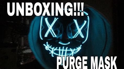 Unboxing Purge Mask Youtube