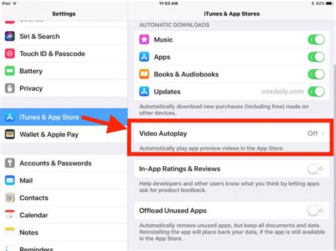 How To Disable Video Autoplay In App Store Of Ios