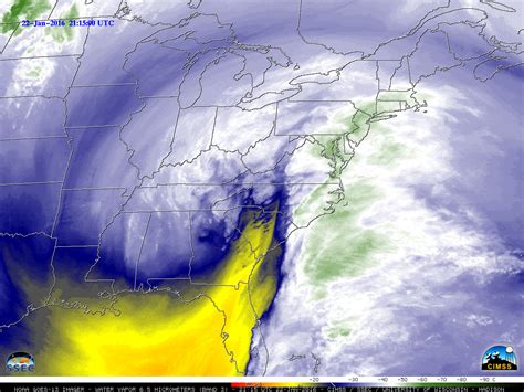 Historic Winter Storm Along The Us East Coast Cimss Satellite Blog