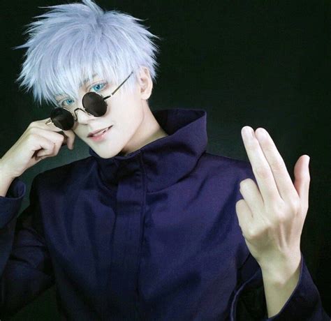 gojo satoru glasses anime jujutsu kaisen cosplay black glasses etsy
