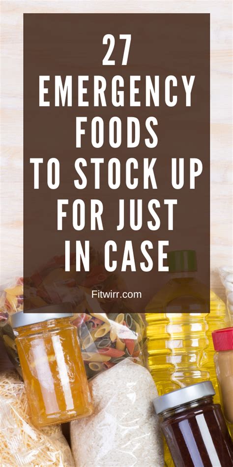 Best Non Perishable Foods To Stock Up For An Emergency Best Survival