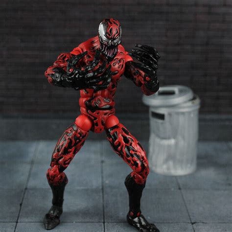 6 Marvel Spider Venom Movie Carnage Action Figure Movable Joints Toys