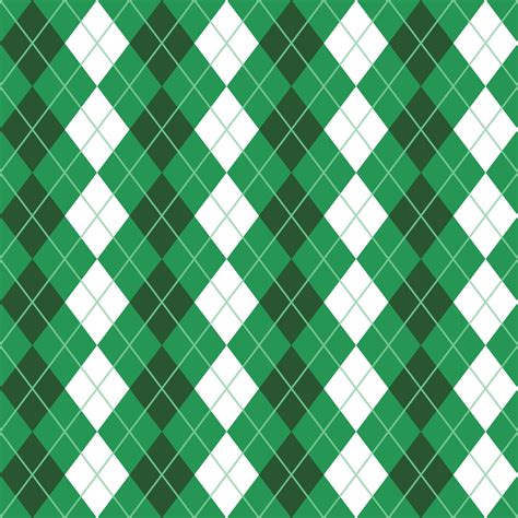 Green White Seamless Argyle Pattern 18745474 Vector Art At Vecteezy