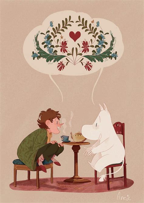 Pin By 🏵️ Crescendol 🏵️ On Art And Illustration Moomin Wallpaper