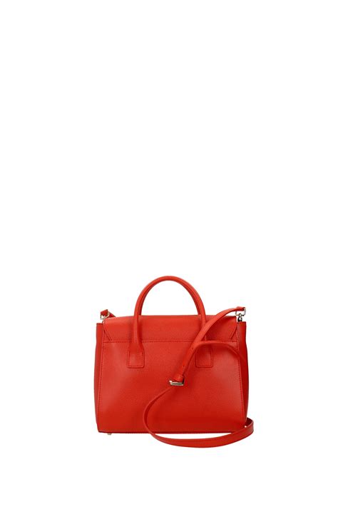 Furla Leather Handbags Metropolis Women Red Lyst