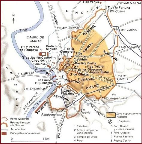 Roma En El Mapa Social Site Csfb 1er Año Mapa Del Origen De Roma