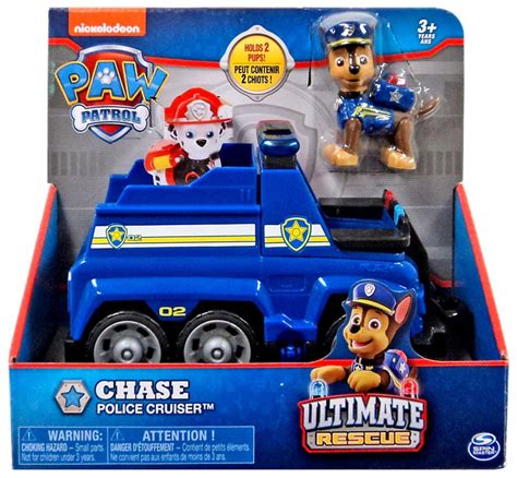 Paw Patrol Ultimate Rescue Chase Police Cruiser Vehicle Figure Spin