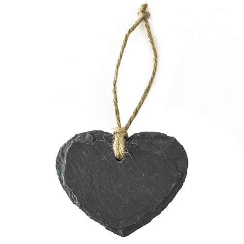 Wholesale Small Hanging Slate Heart