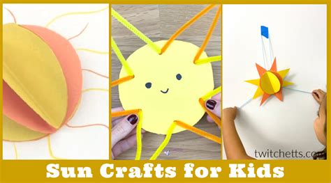 6 Easy Sun Crafts For Kids To Make Twitchetts