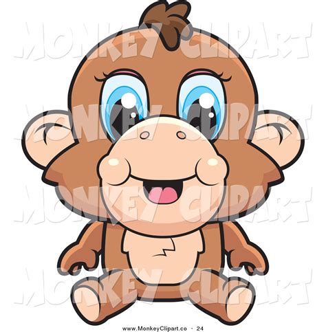 Baby Girl Monkey Cartoon Clipart Panda Free Clipart Images
