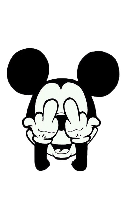 Mickey Mouse Middle Finger Drawing The Finger Clip Art Mickey Mouse Png Download 540 960