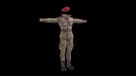 Military Uniform 3d Model By Alekv [0ac013b] Sketchfab